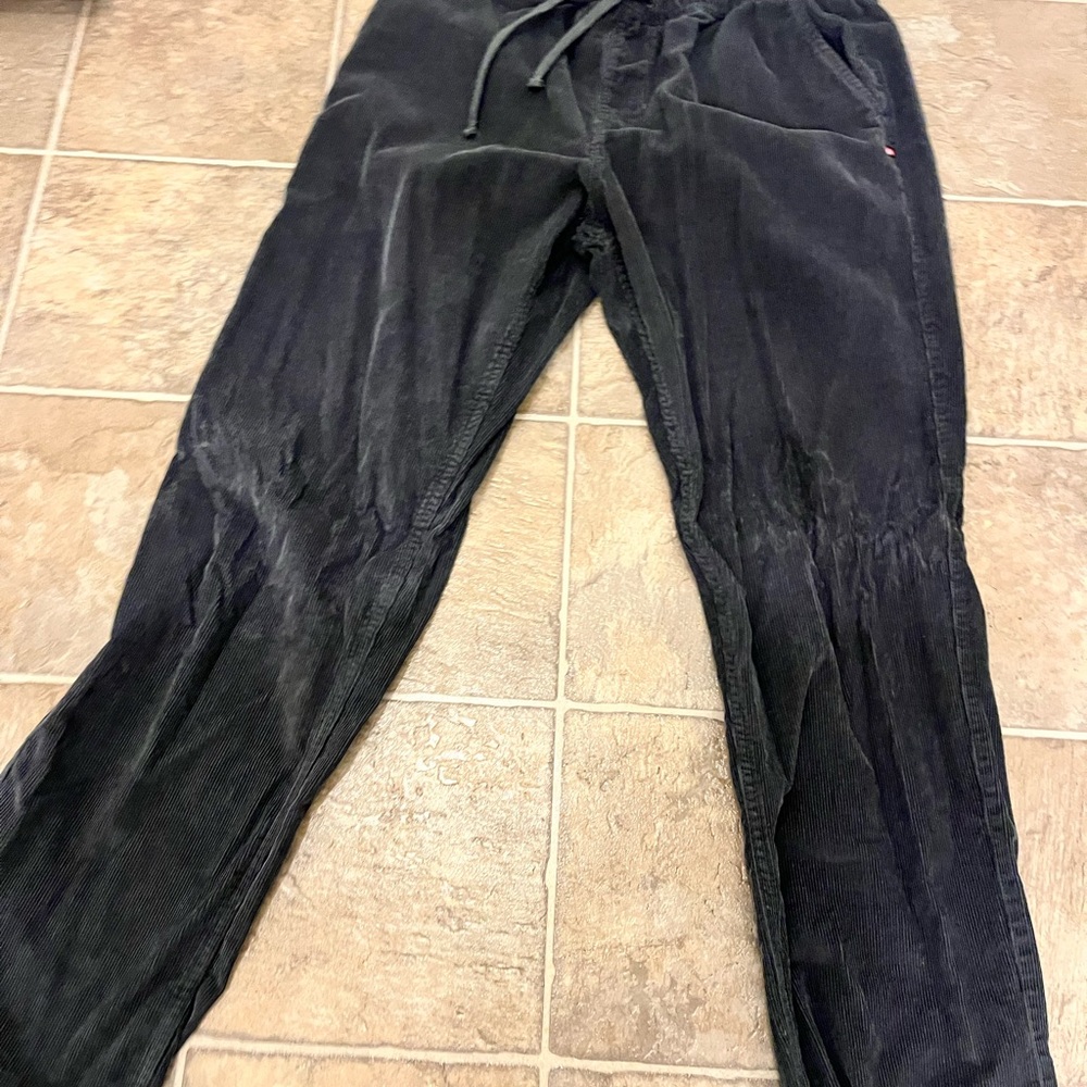 Quiksilver Men's Black Corduroy Pants